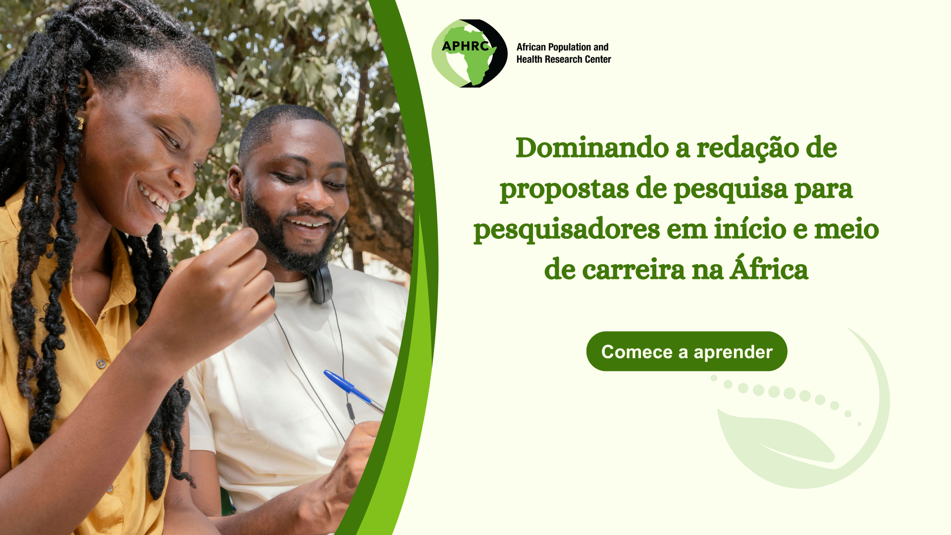 Formação Online em Redação de Propostas de Financiamento para Pesquisa para Pesquisadores em Início e Meio de Carreira em África